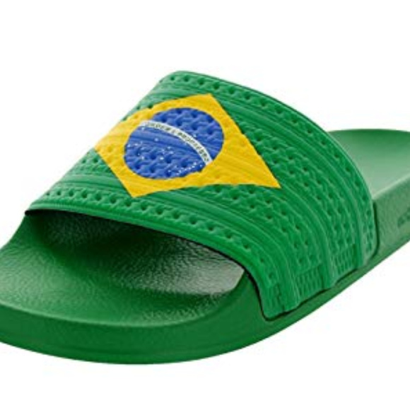 adidas Other - adidas Men's Adilette Flags Brazil Slides